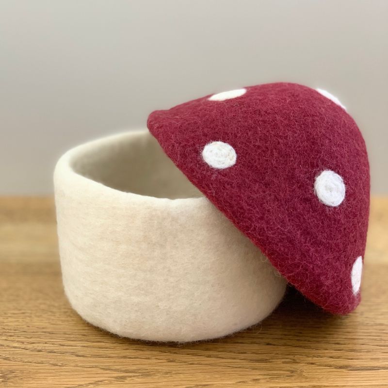Toadstool Trinket Box