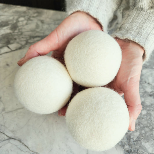 100% NZ Wool Dryer Balls - 3 Pack
