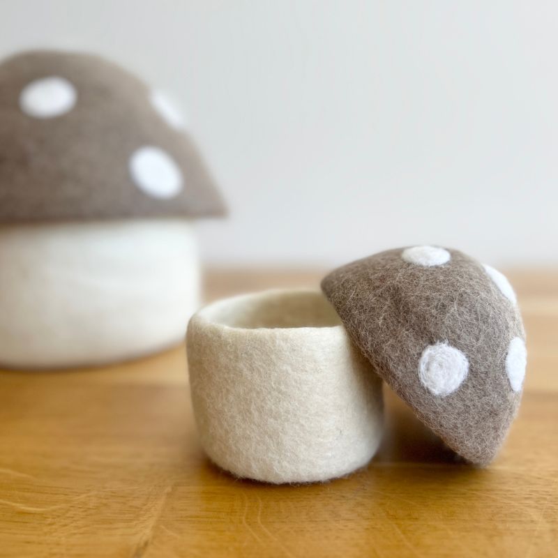 Mini Toadstool Trinket Box