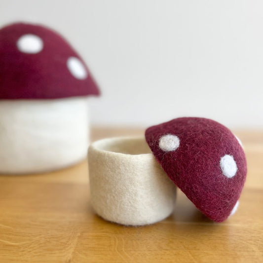 Mini Toadstool Trinket Box