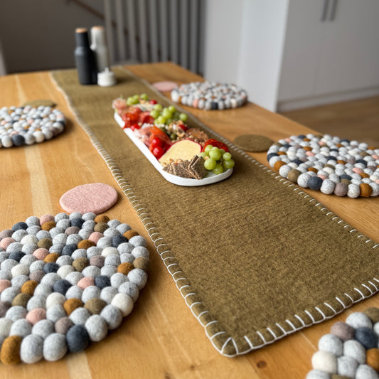 Blanket Stitch Table Runner