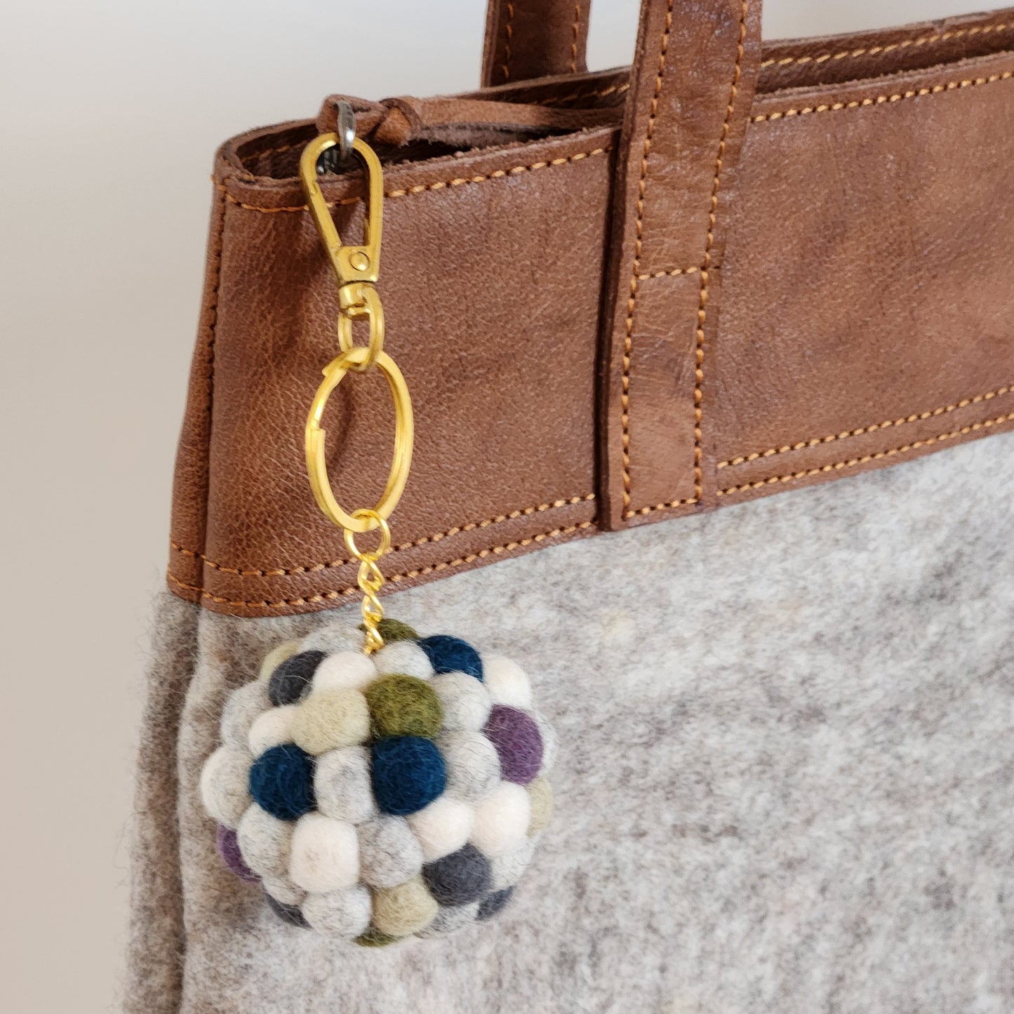 Feltball Keyring