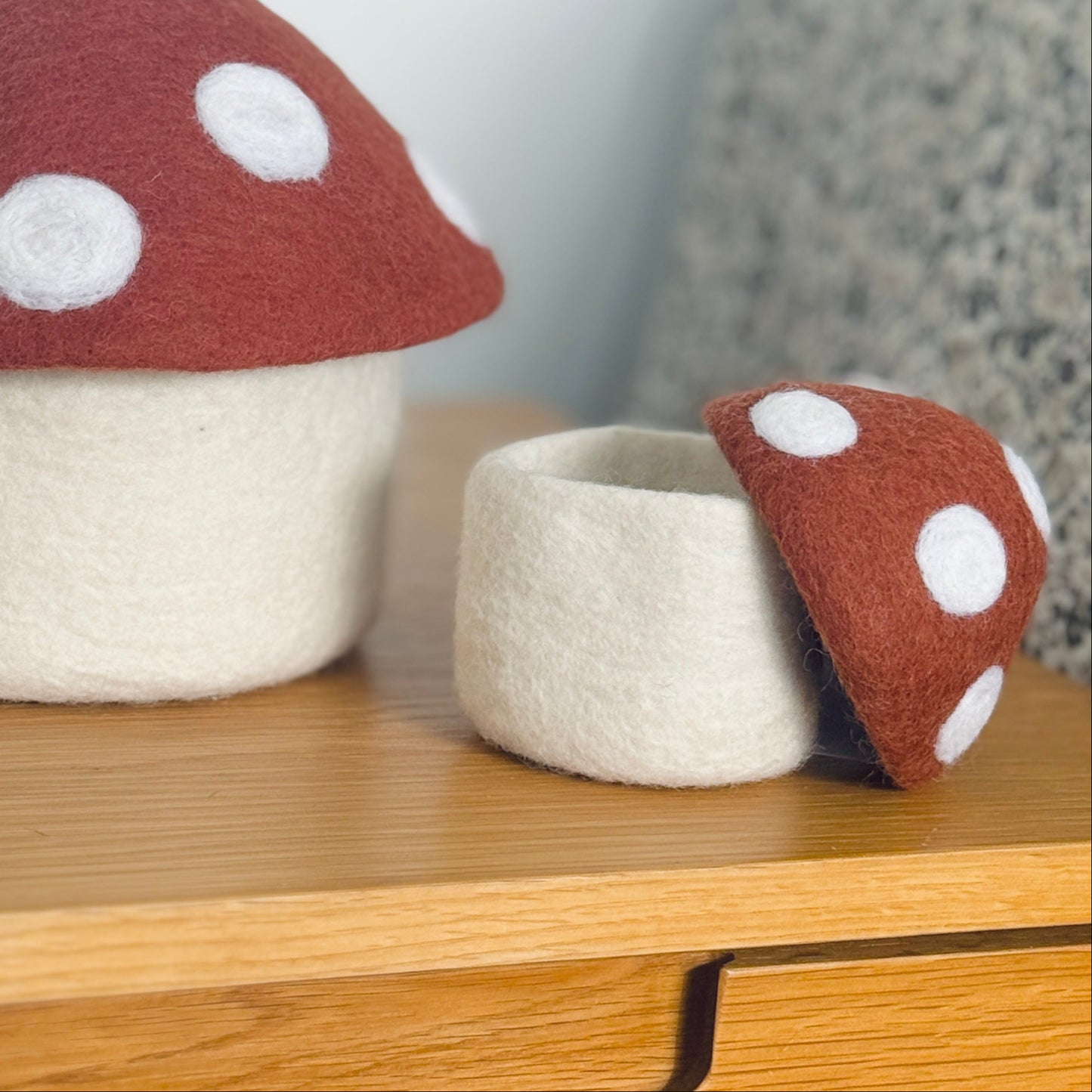 Mini Toadstool Trinket Box