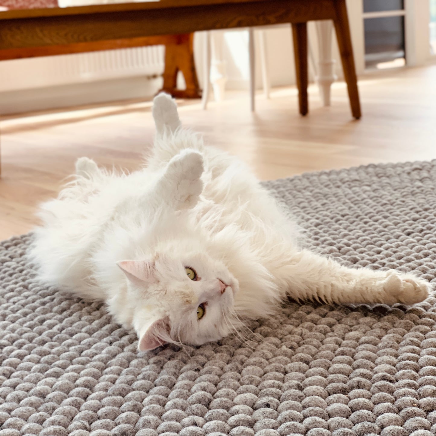 Full Felt Ball Rug