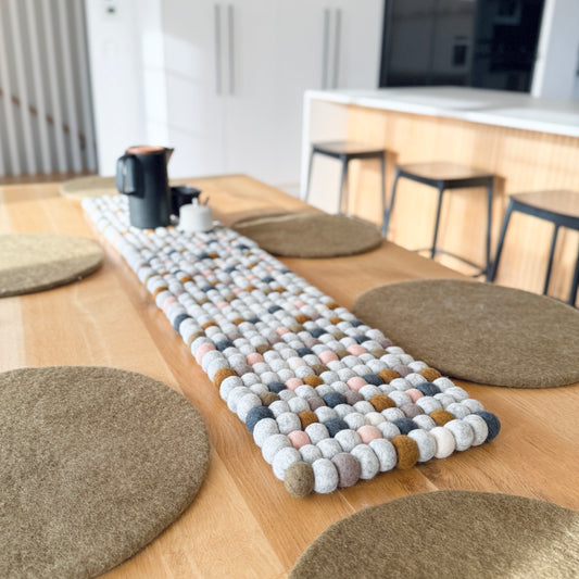 Feltball Table Runner